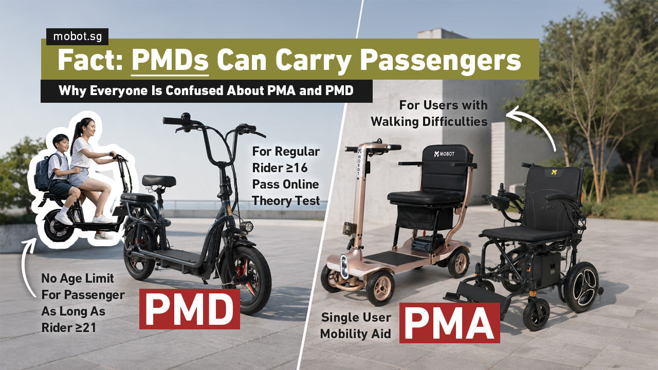PMDs Can Carry Passengers in Singapore — Don't Confuse Them With PMAs!