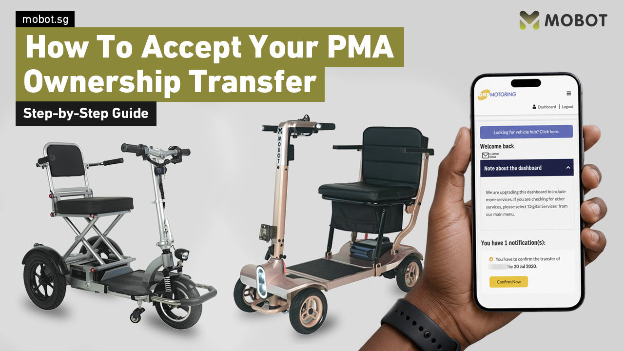 How to Accept Your Mobility Scooter (PMA) Ownership Transfer