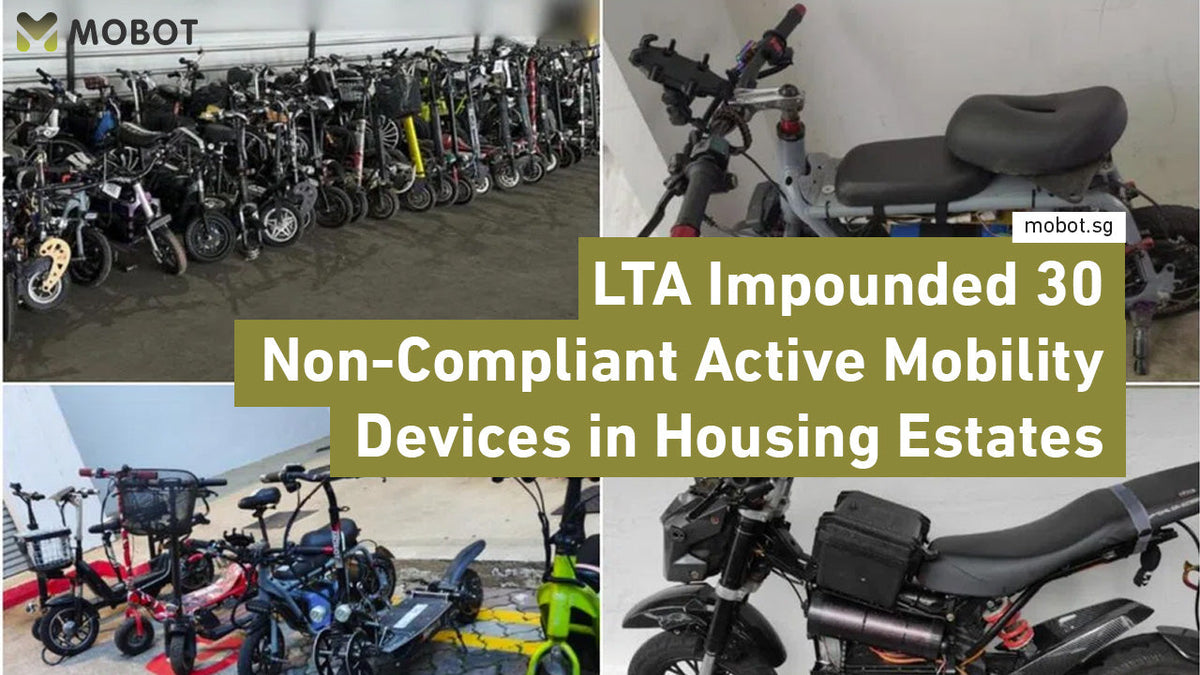 LTA Impounded 30 Non-Compliant Active Mobility Devices in Housing Esta