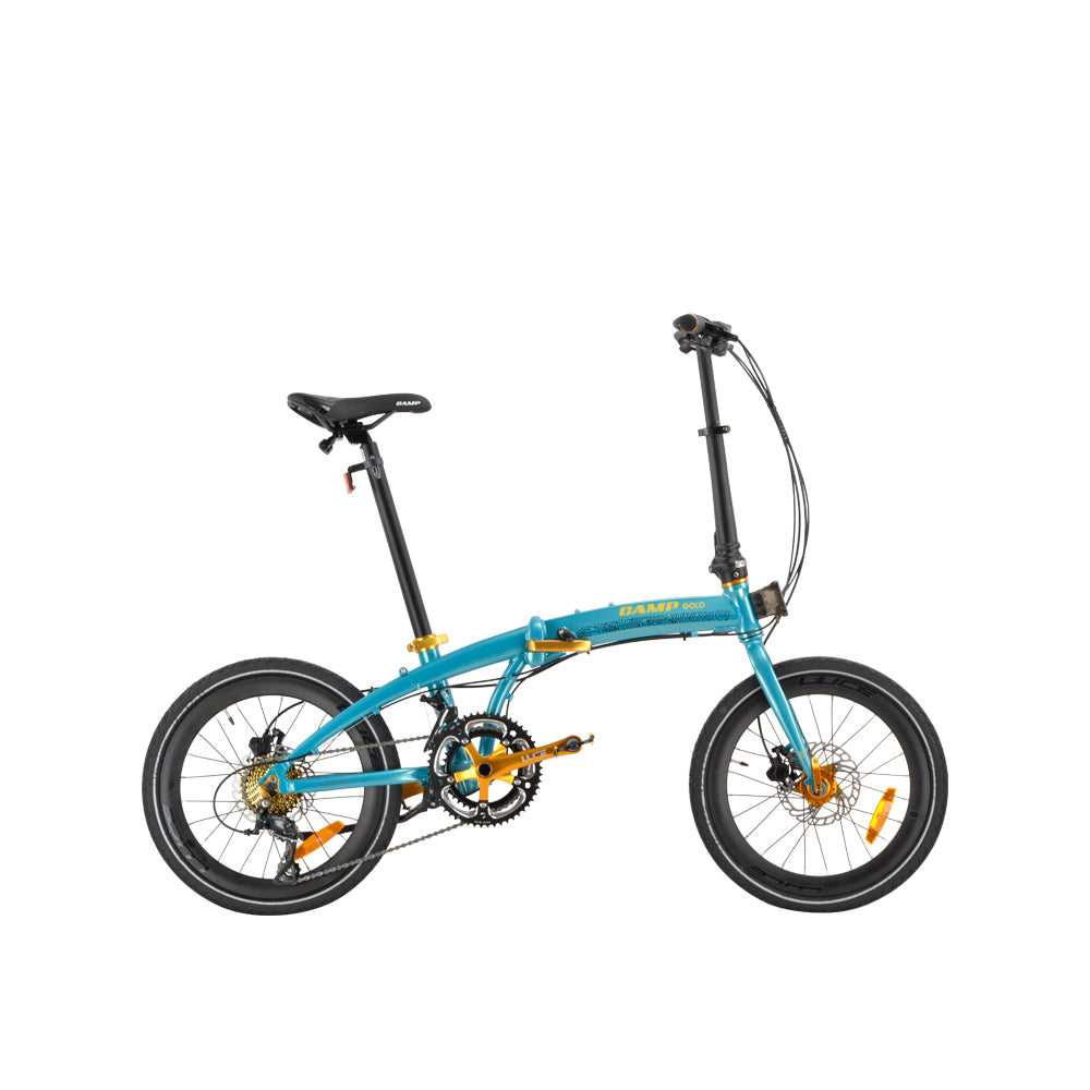 gt bicycle singapore CAMO Gold GT | 18-Speed 20" Performance Foldable Bicycle