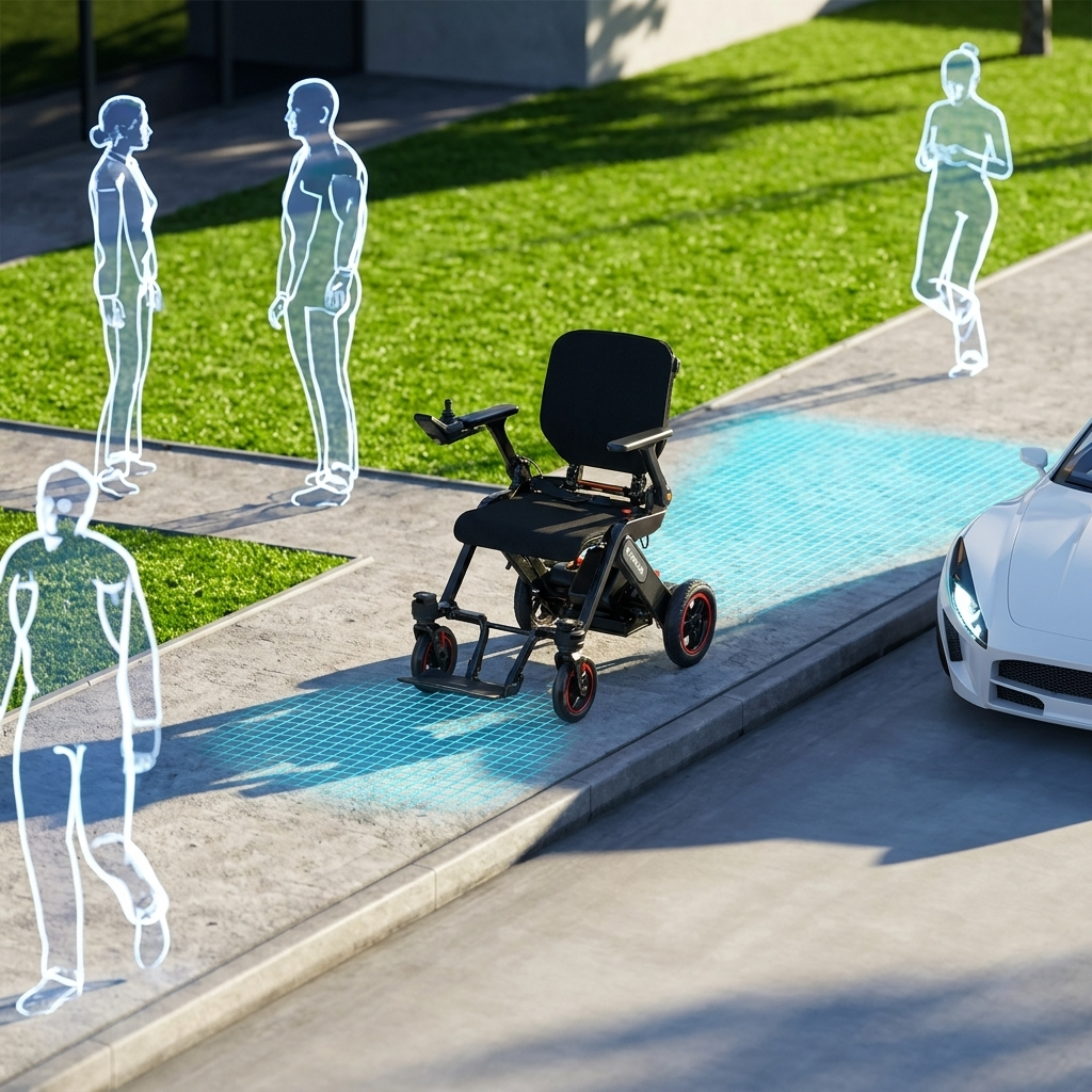 AI-WHEEL Carbon Motorised Electric Wheelchair