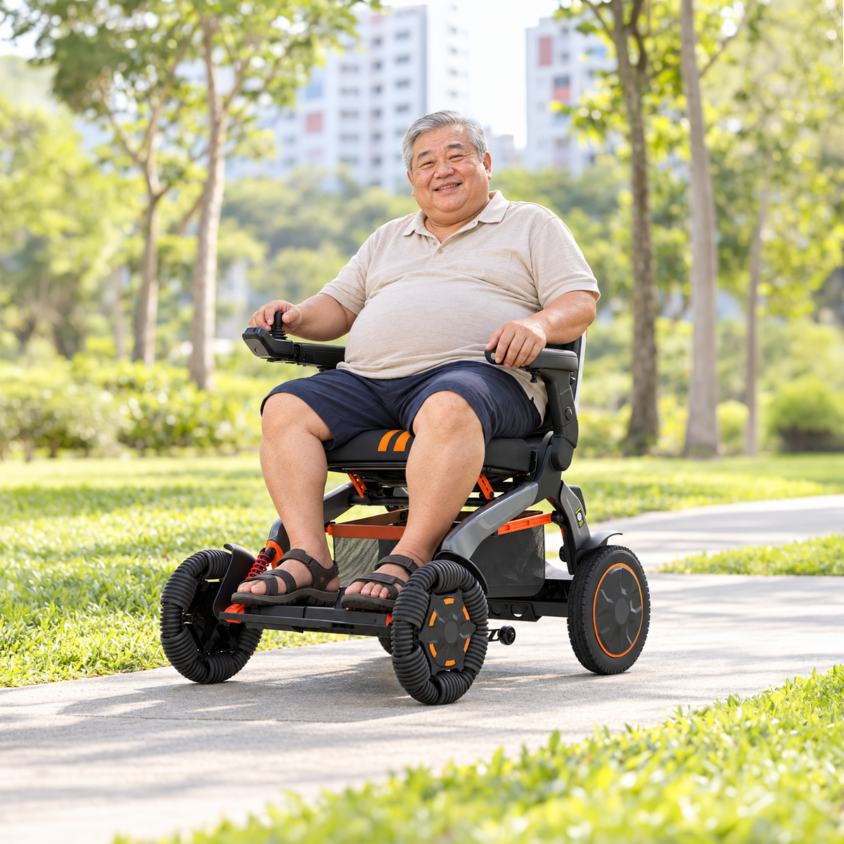 ROBOWHEEL E60-GT Motorised Electric Wheelchair