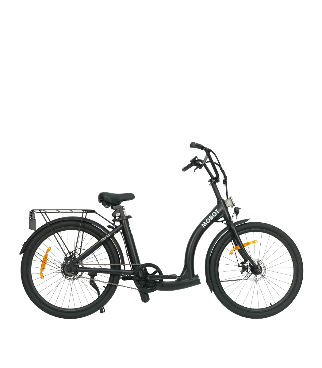 Largest Tyres Most Stable E-Bike in SG MOBOT City LS Electric