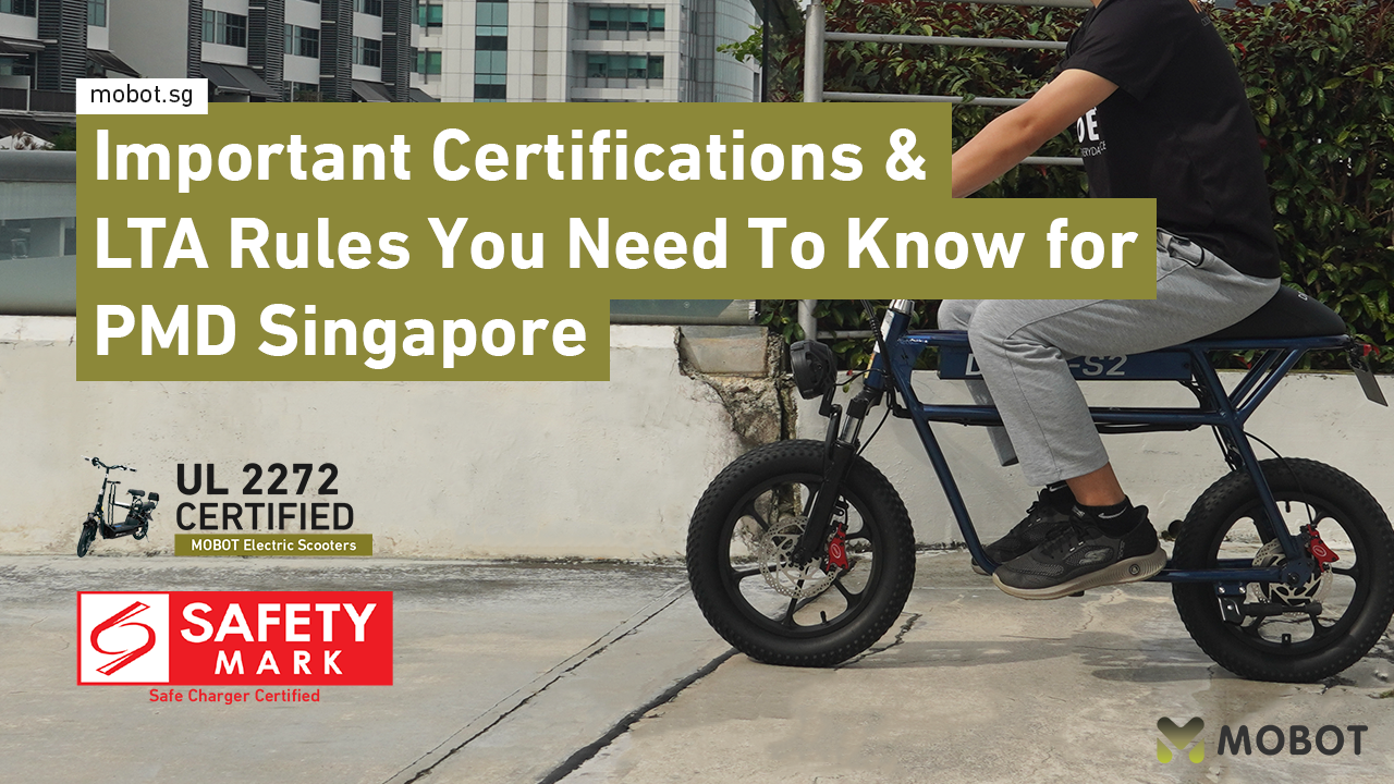 PMD in Singapore | Important Certifications & LTA Rules You Need To Know for Electric Scooters