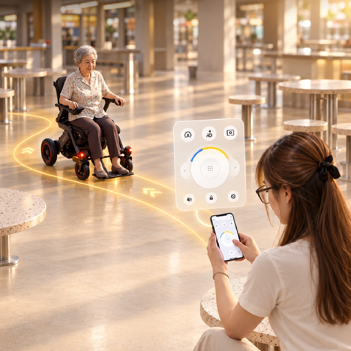 MOBOT AI-DRIVE Carbon Motorised Electric Wheelchair