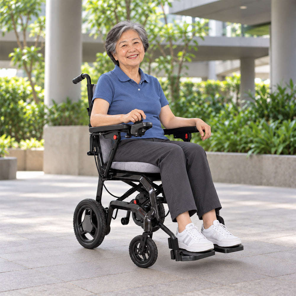 MWHEEL Carbon MG (Magnesium) Motorised Electric Wheelchair