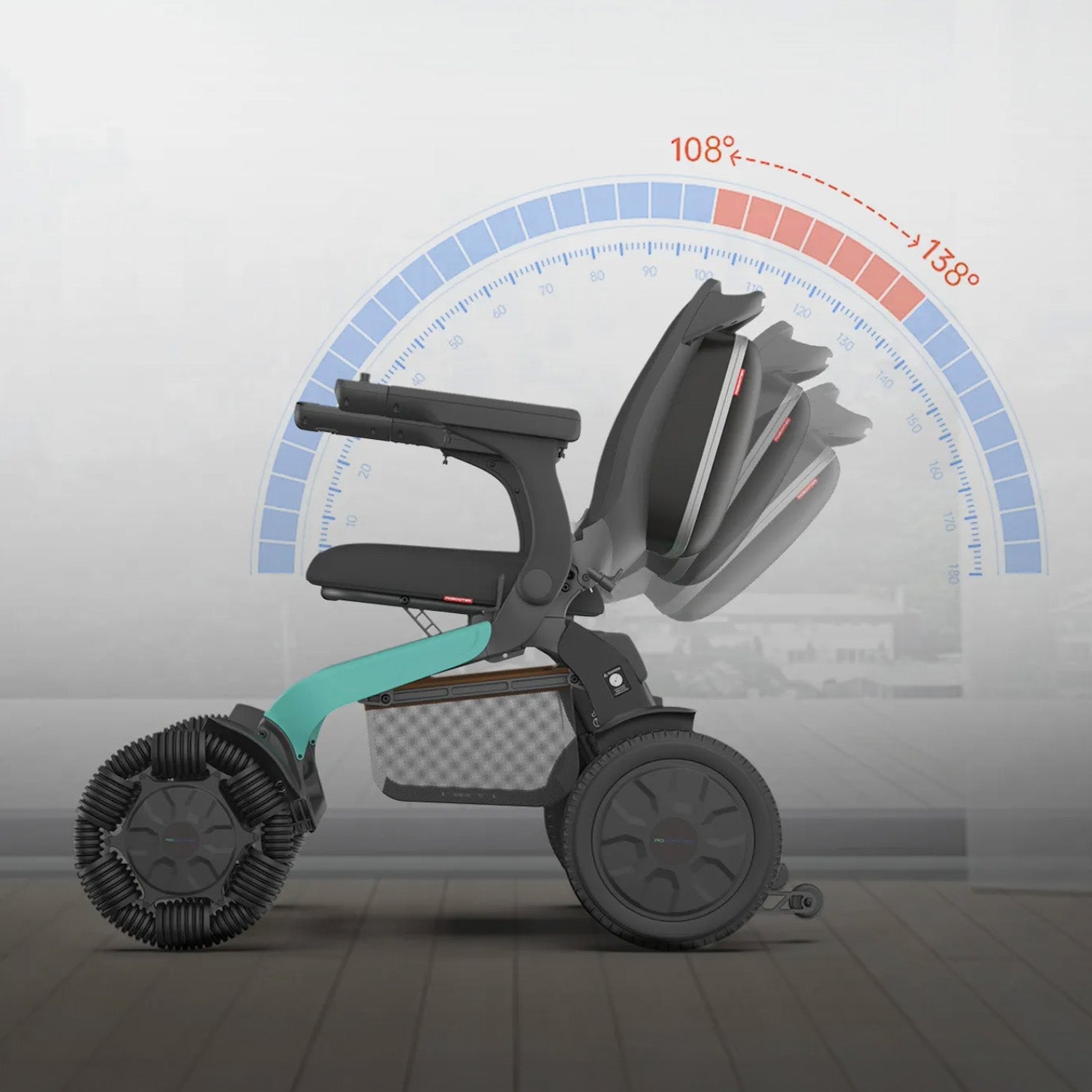ROBOWHEEL E60-A Motorised Electric Wheelchair