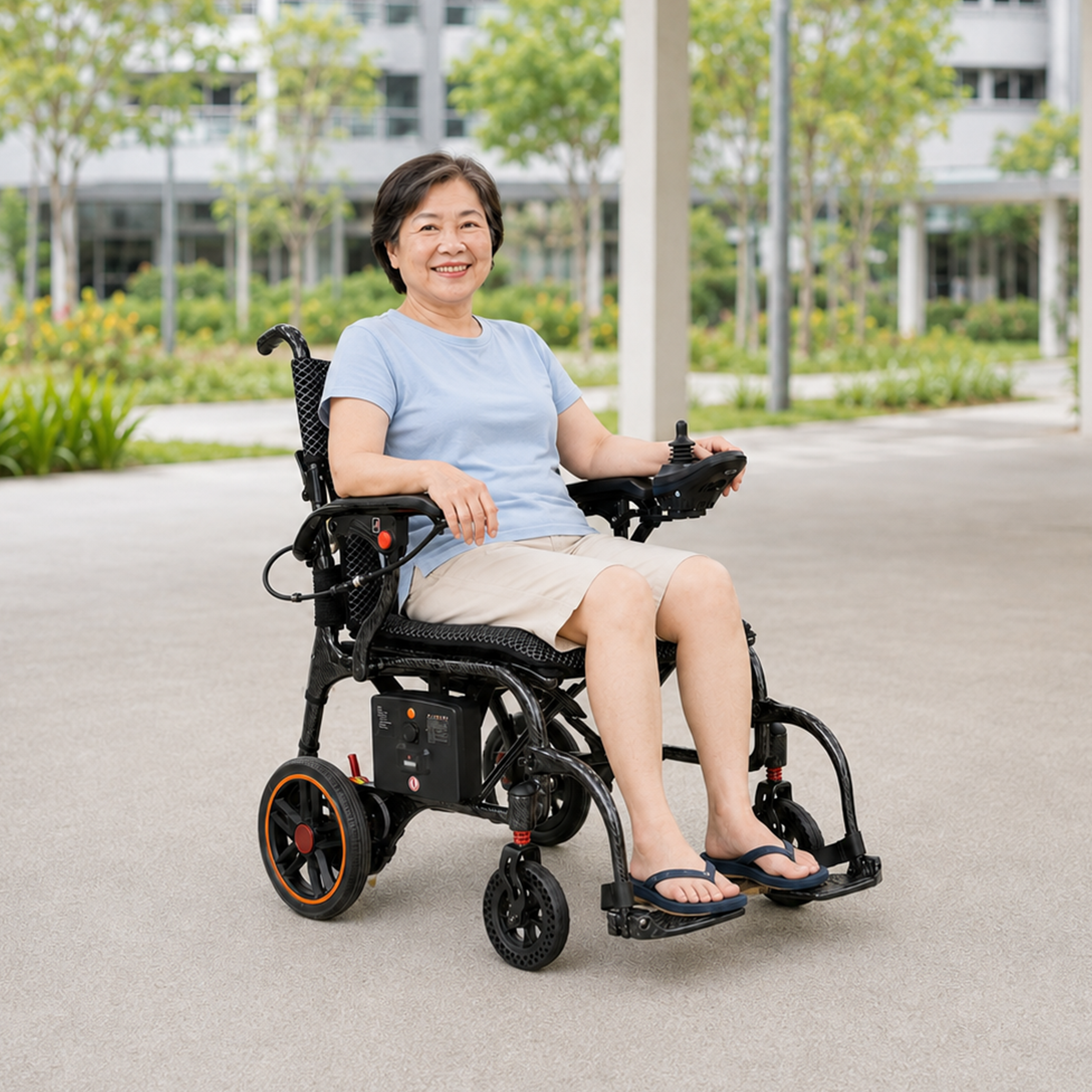 MWHEEL Carbon Lite Motorised Electric Wheelchair