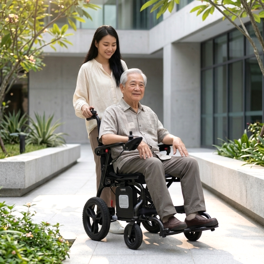 MWHEEL Carbon Plus Motorised Electric Wheelchair